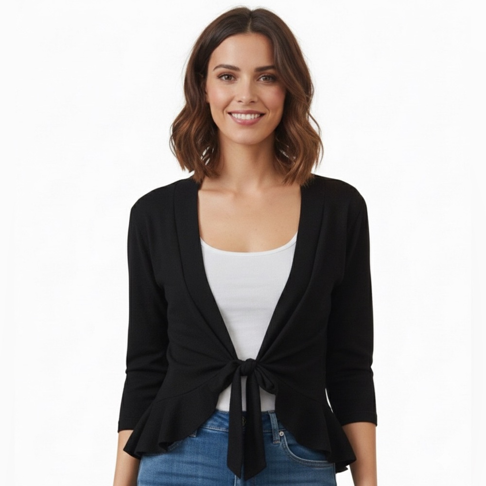 New York & Company Black Cardigan Sweater